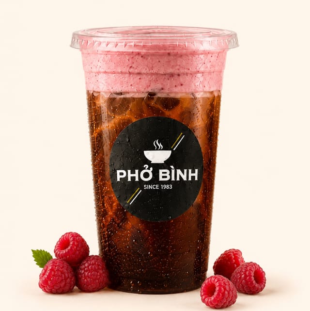 Iced Raspberry Espresso.