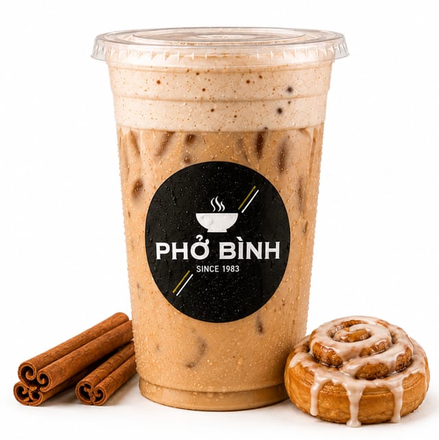Cinnamon Bun Iced Latte.