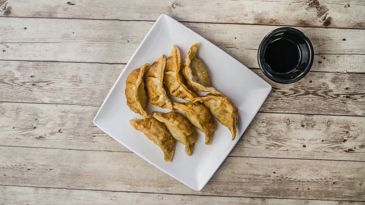 A7: Fried Dumpling Pork - Banh XEP Chien Heo.