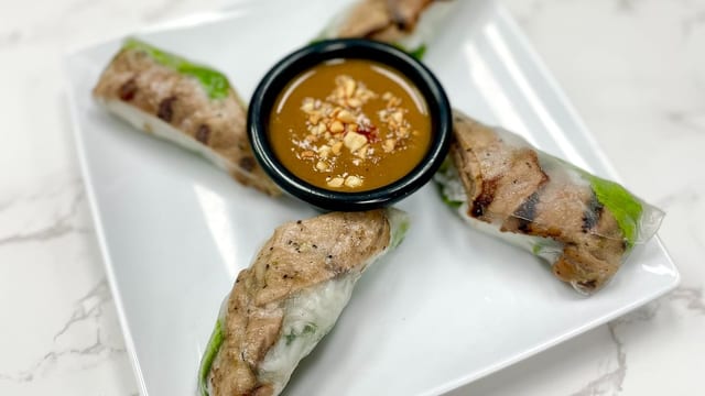 A3: Grilled Pork Spring Roll - Goi Cuon Thit Nuong.