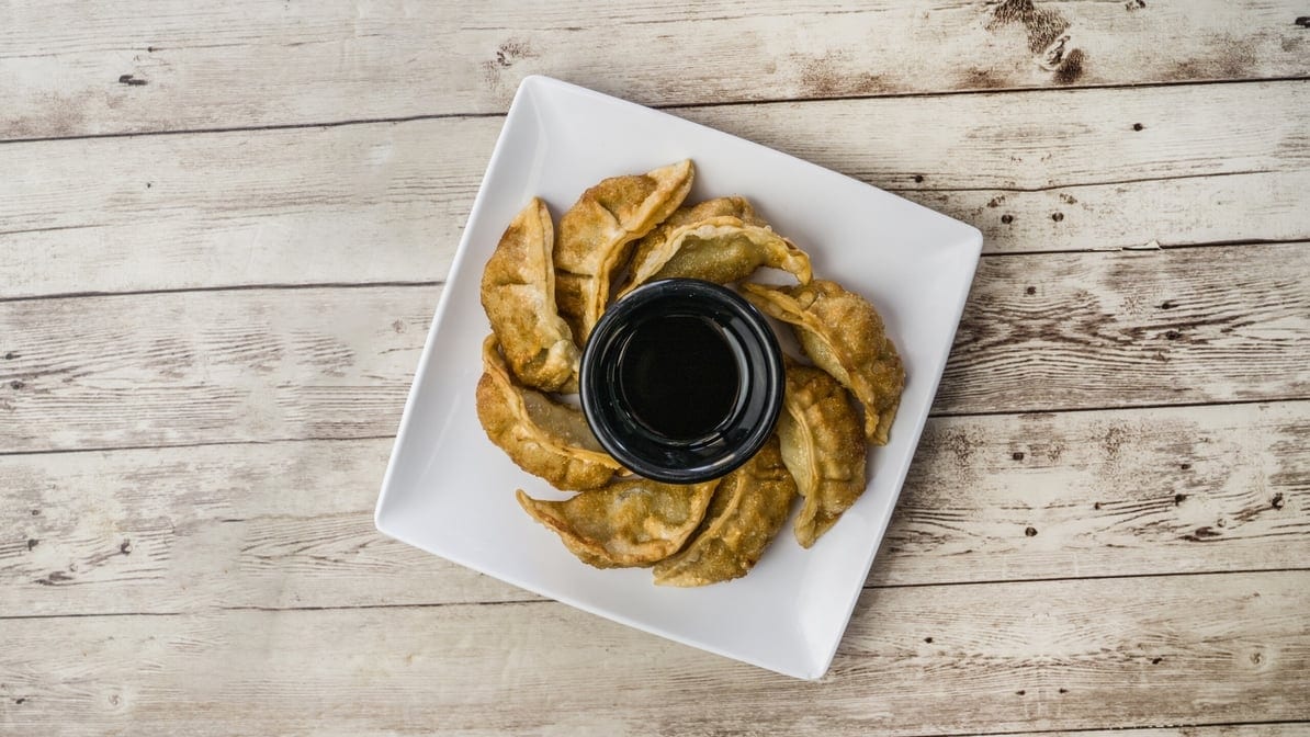 A6: Fried Dumpling Chicken - Banh XEP Chien Ga.