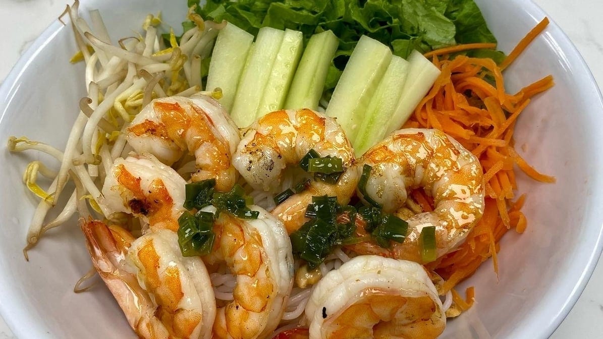 V3: Grilled Shrimp Vermicelli- Bun Tom Nuong.