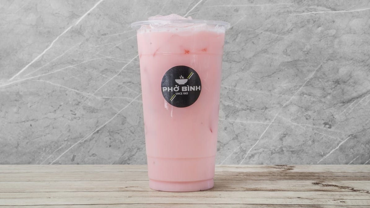 B8: Strawberry Milk Tea.