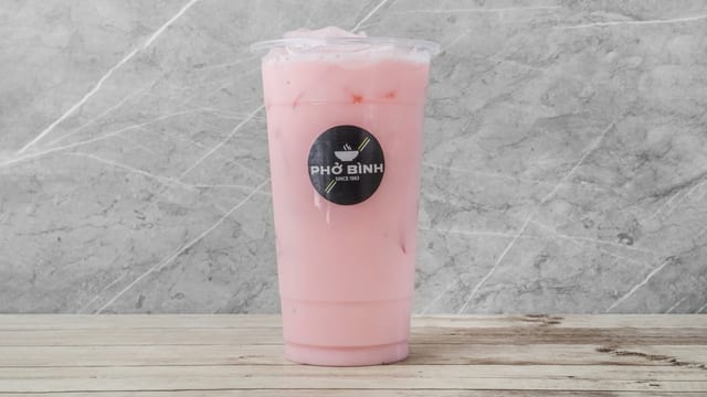 B8: Strawberry Milk Tea.