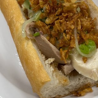 S3: Pho Binh Steamed Chicken Sandwich - Banh Mi Ga Dac Biet