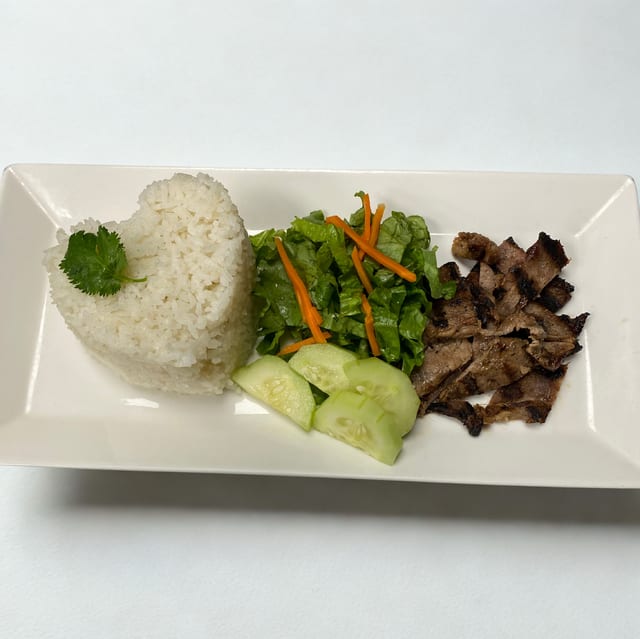 Kids R1 Grilled Pork Rice Plate.